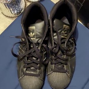 adidas Pro Model black Shoes sneakers size 11.5